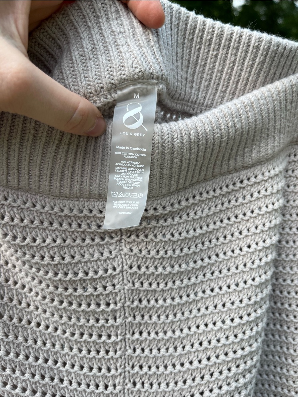 Lou & Grey Textured Knit Shorts - Cream - Picture 2 of 4